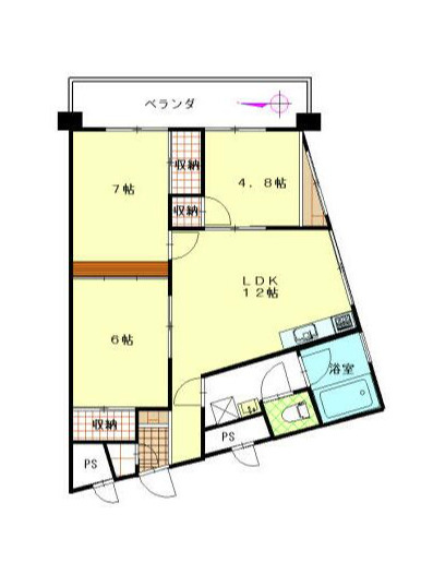 新宿区戸山2丁目&nbsp;14階建&nbsp;築54年のイメージ