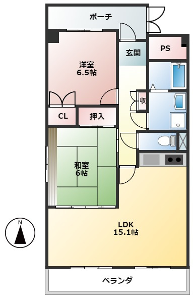 大垣市安井町5丁目&nbsp;8階建&nbsp;築28年のイメージ