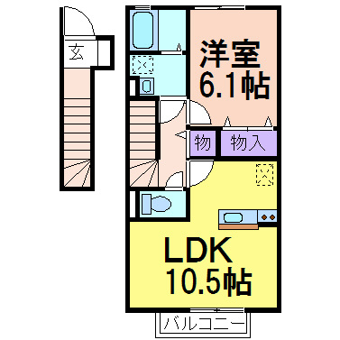 リェス　ソーンツェ　Ｂ棟のイメージ