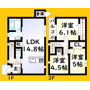 サンラプロ霧ヶ丘Ⅱの間取り