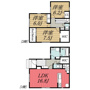 上高野戸建/1063-4の間取り