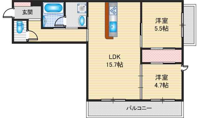 間取り：227103482414