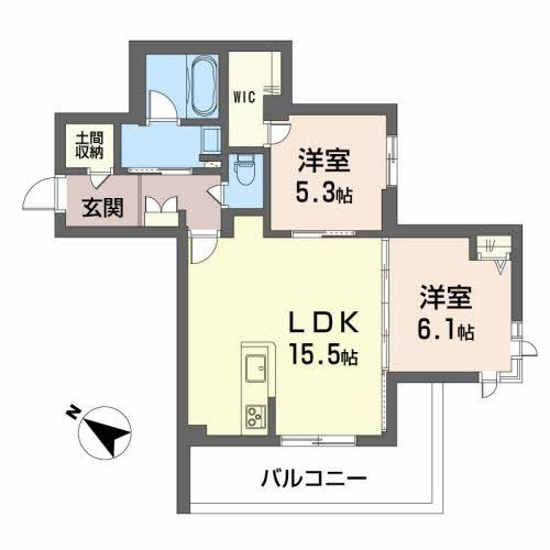 高松市室新町 3階建 築3年のイメージ