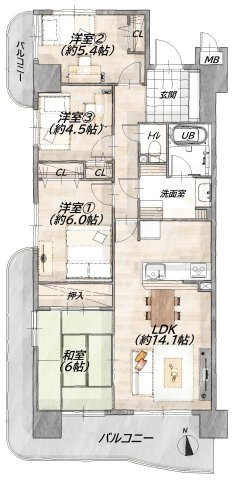 間取り：325000125414