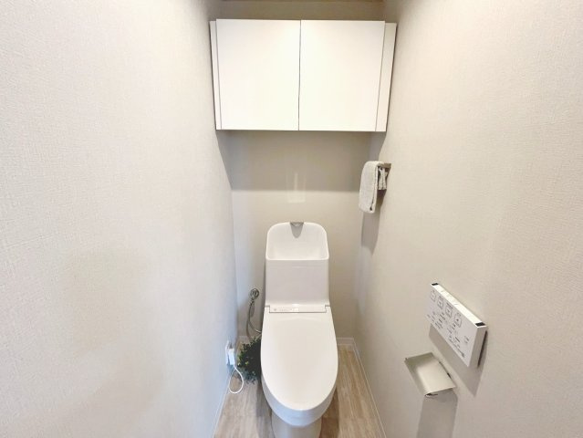 ゆったりとした空間のトイレです