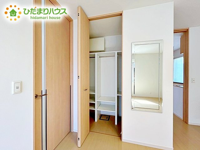 全居室に収納スペースをしっかり確保しております♪ご家族それぞれのプライベート空間も、伸び伸び過ごせそうです♪　