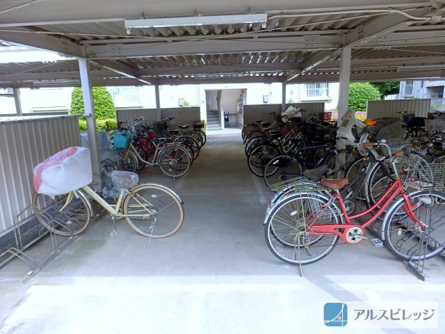 駐輪場です