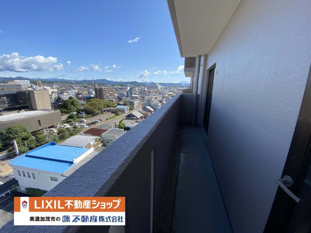 北側バルコニー