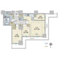 W comfort Towers EASTの間取り