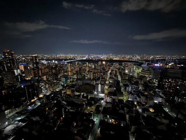 最上階、北西角住戸で淀川の景色が望めます◎