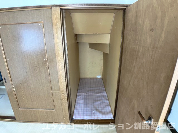 【厚岸町門静2丁目売家の収納】