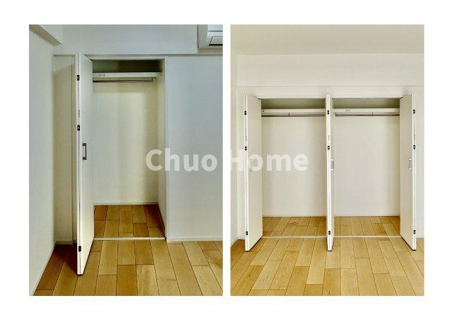 居室にはクローゼットを完備し、自由度の高い家具の配置が叶うシンプルな空間です。お子様の成長と必要になる子供部屋を与えるにはぴったりの間取りですね。