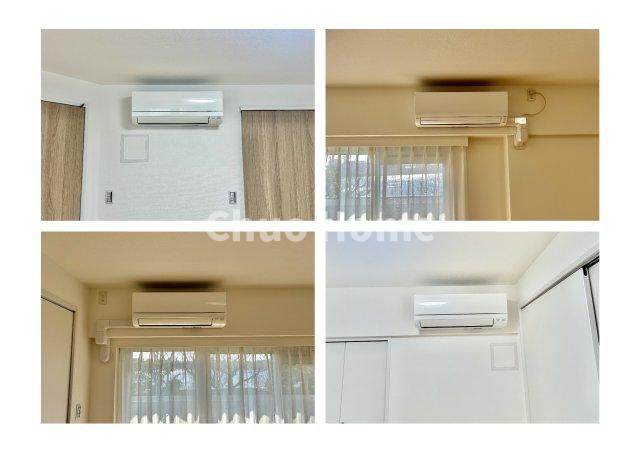 エアコン新規新設×4