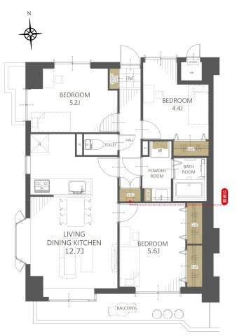 間取り：309000088620