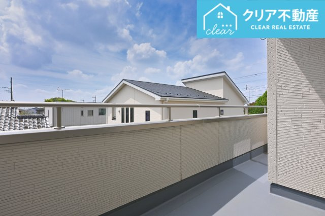 広々としたスカイバルコニーは洗濯もたっぷり干せてよく乾きます！