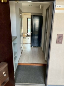 シンプルで使いやすい玄関です
