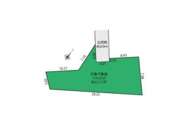 東急田園都市線「宮前平」条件なし売地の間取り
