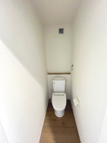 現地写真。2階にもトイレです。