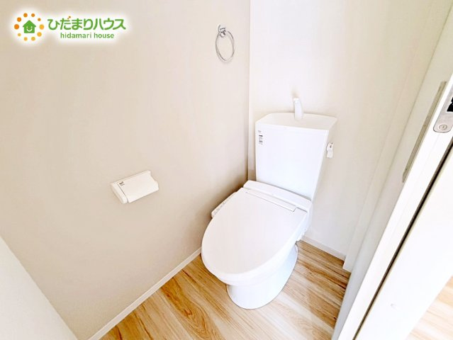 1・2階にトイレあるため、同時に利用でき混雑を避けられますね
