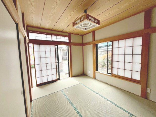 和室がひろがる居住スペース