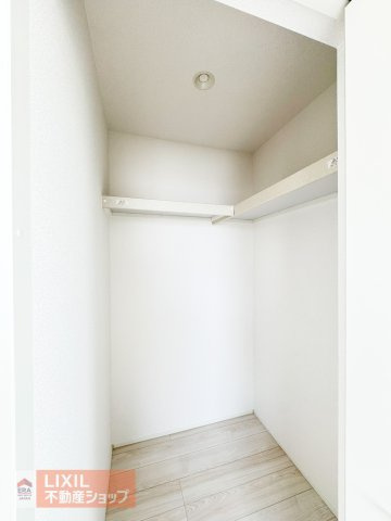 【収納】現地完成写真。しっかり収納がついております！