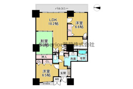 大津市皇子が丘の中古マンションの間取り