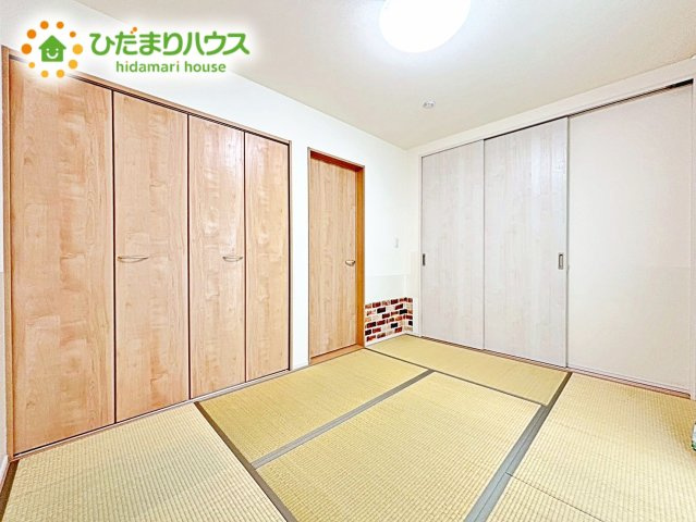 赤ちゃんスペースや客間など、多彩な用途で使用できる和室☆