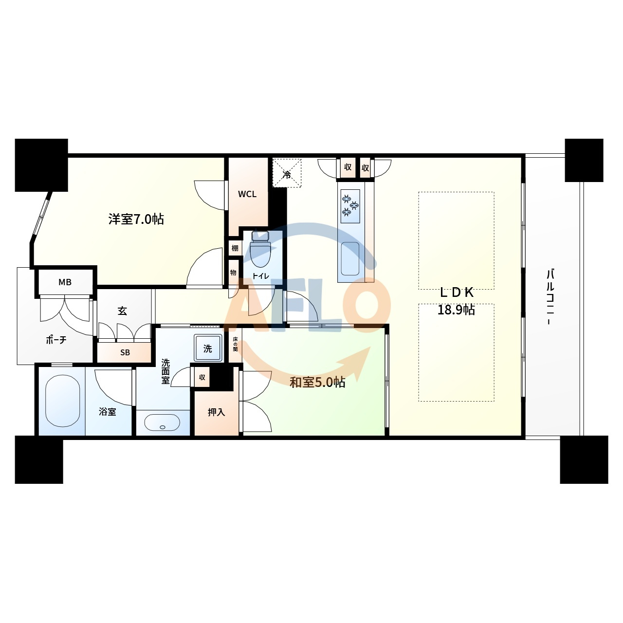 間取り：327001693215