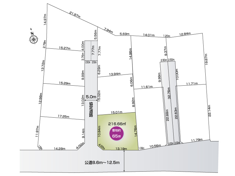 【7号地：区画図】