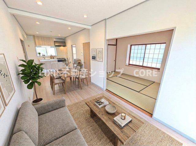 本画像はCGで作成しており、実際に現地に家具は置かれておりません。また、価格に家具は含まれておりません。