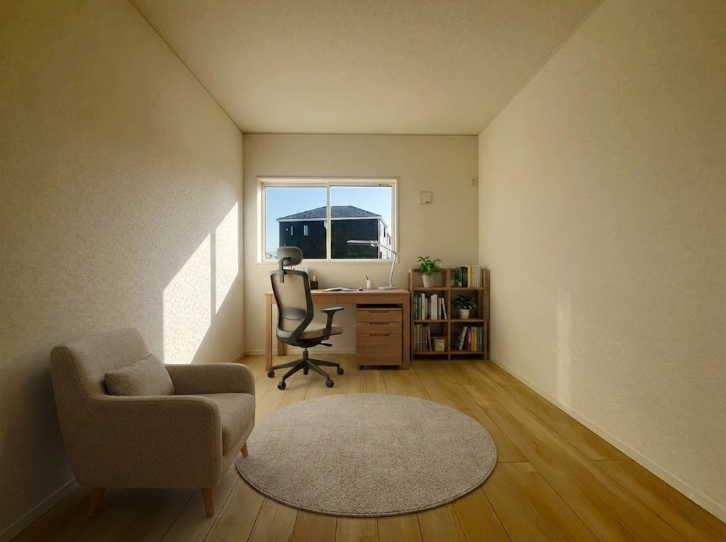書斎や趣味部屋など、ライフスタイルに合わせ、様々な用途で使えるお部屋です。※画像はイメージです。