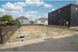 ハイランド一丁目建築条件無し売地の外観