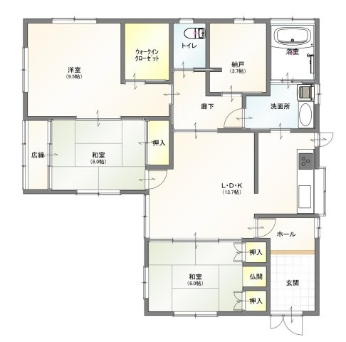 間取り：343000095432