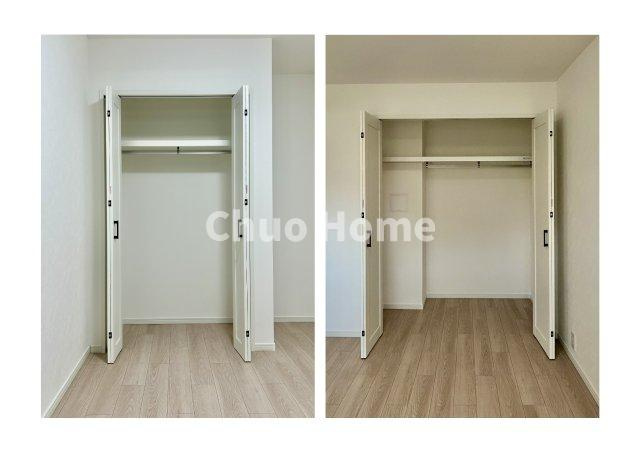 居室にはクローゼットを完備し、自由度の高い家具の配置が叶うシンプルな空間です。お子様の成長と必要になる子供部屋を与えるにはぴったりの間取りですね。
