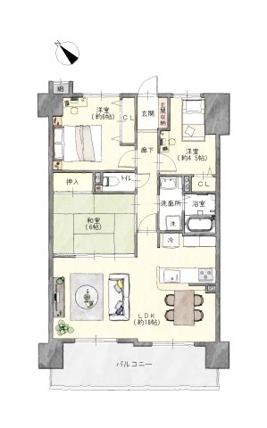 間取り：323000516084