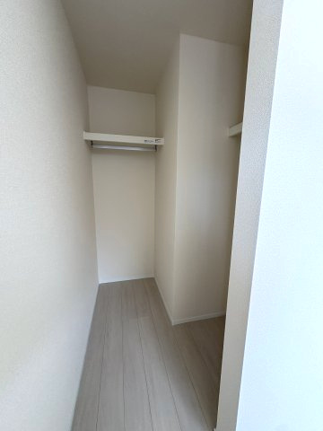 現地写真。ウォークインクローゼットです。
