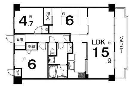 間取り：326000243731