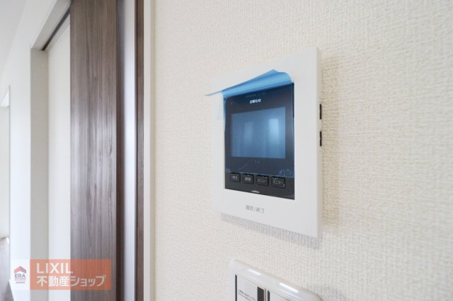 【TVインターホン】現地完成写真。カラーTVインターホン。