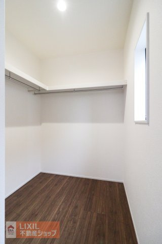 【収納】現地完成写真。しっかり収納がついております！