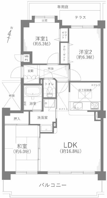 間取り：323000441001