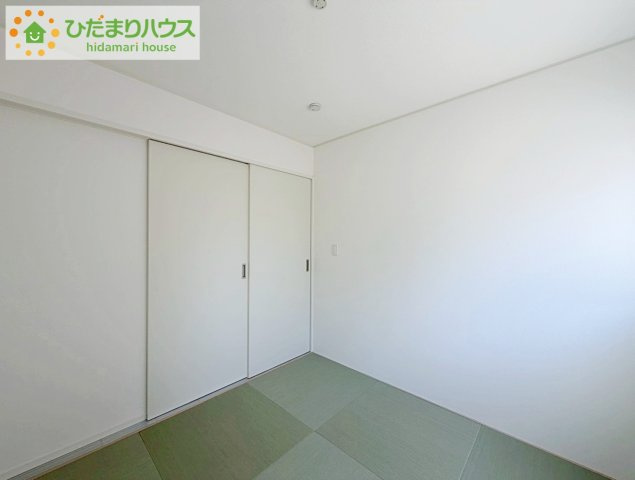 赤ちゃんスペースや客間など、多彩な用途で使用できる和室☆