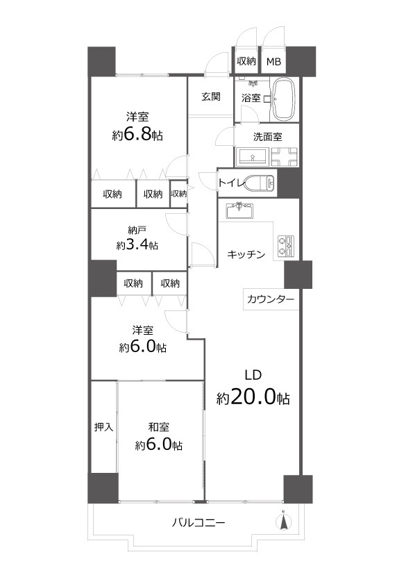 間取り：328000566211