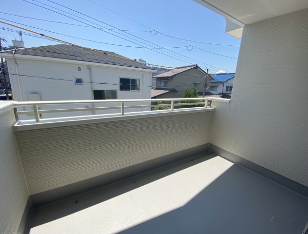 用途多様なバルコニーです。