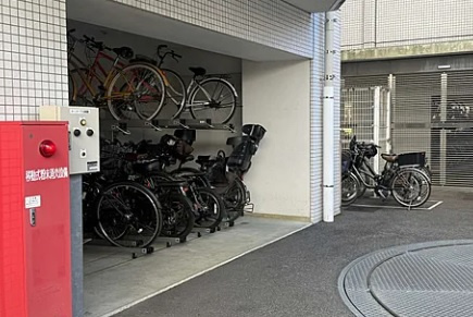 ザパークハウス新宿柏木の駐輪場