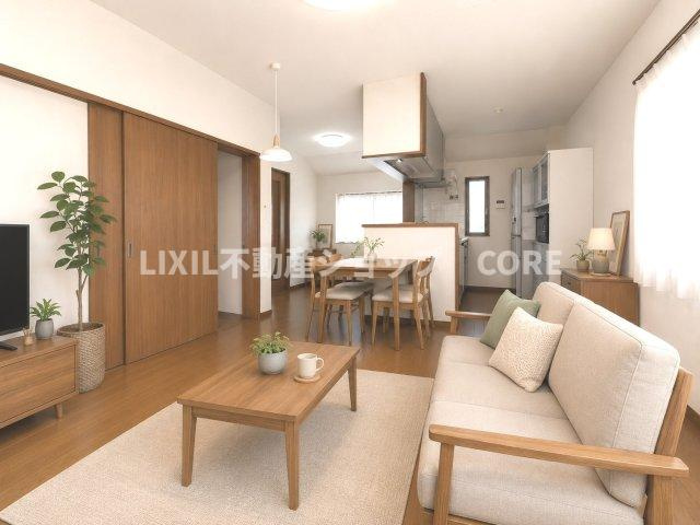 本画像はCGで作成しており、実際に現地に家具は置かれておりません。また、価格に家具は含まれておりません。
