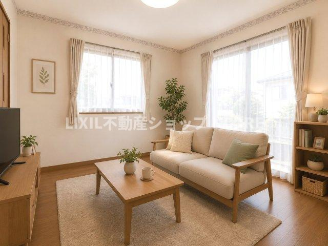 本画像はCGで作成しており、実際に現地に家具は置かれておりません。また、価格に家具は含まれておりません。