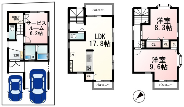 【草津市上笠２丁目の間取り】