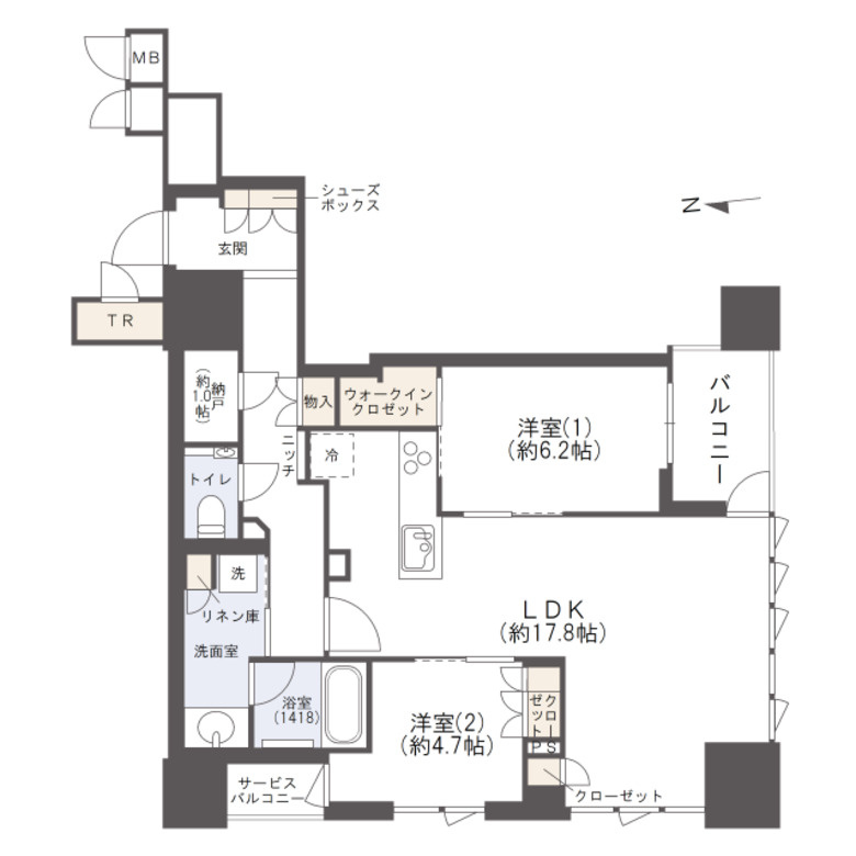 間取り：327002551210
