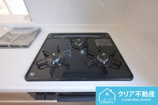 3口コンロで料理も時短に♪