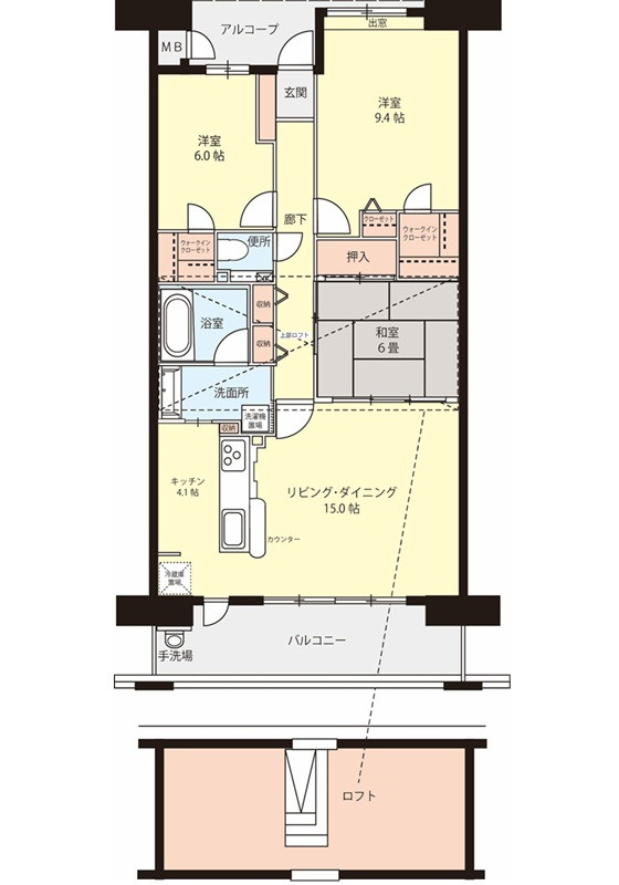 間取り：334000231459